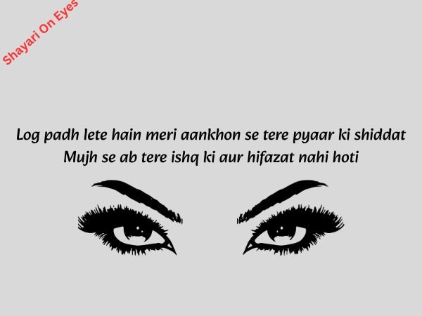 best Shayari On Eyes 2025