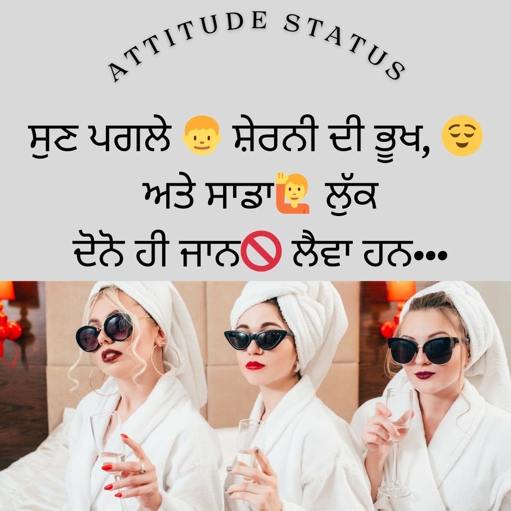attitude Status for Girls in Punjabi